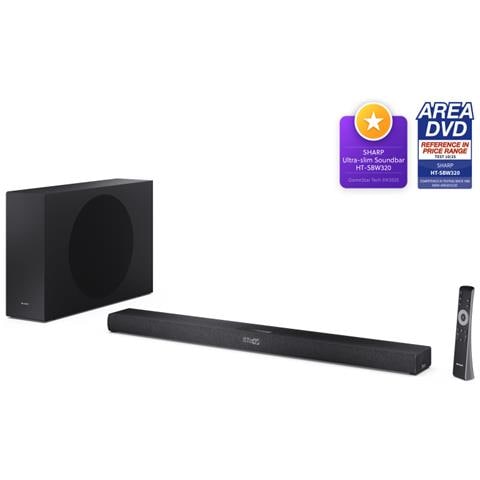 Soundbar HT-SBW320 2.1 Canali 360W Con cavo e senza cavo Nero - Foto 2