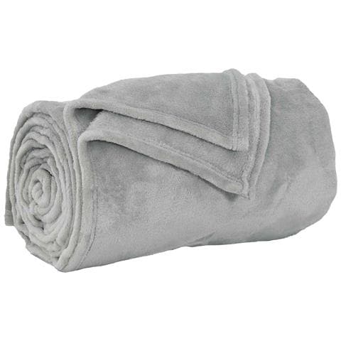 Coperta Grigio 130 x 150 cm Panno - Foto 1