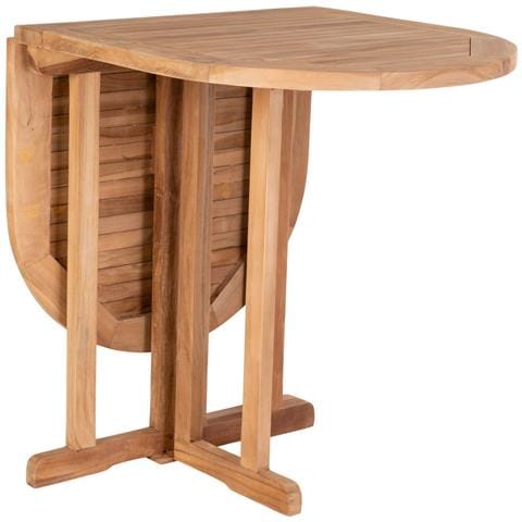 Tavolo Da Esterno Huelva In Teak Naturale 120x60x75 Cm - Foto 2
