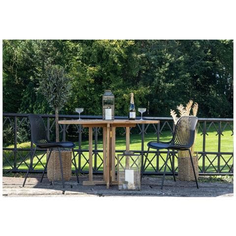 Tavolo Da Esterno Huelva In Teak Naturale 120x60x75 Cm - Foto 6