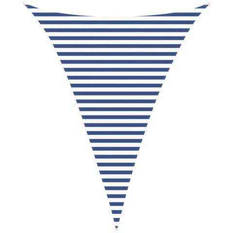Vela da ombra solare Blu e Bianco 3 x 4 x 4 m - Foto 1