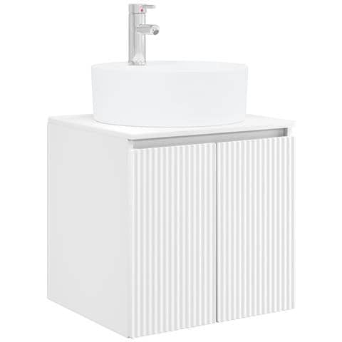 Mobile Lavabo da Parete Bianco 49,5 x 44,5 x 65 cm - Foto 1