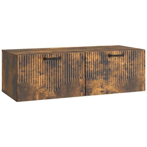 Mobile Porta TV da Muro Rovere Fumo 98 x 41 x 30 cm - Foto 1