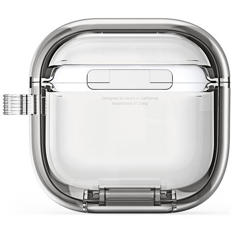 Custodia per AirPods Protective per Apple AirPods Protective - TPU, Trasparente, Nero - Foto 2