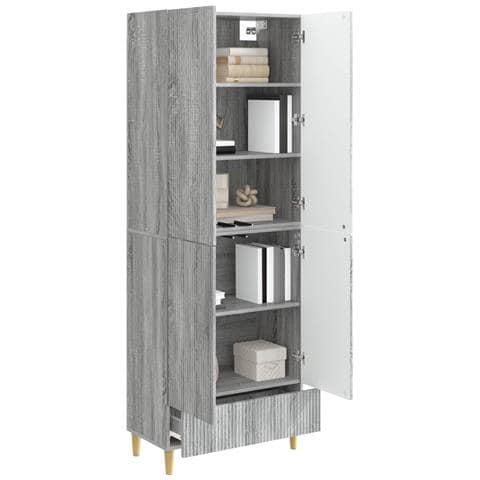 Set di armadi 2 pcs 66 x 34,5 x 95 cm Legno ingegnerizzato - Foto 2