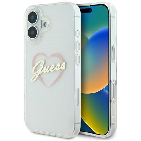 Guess Iml Case Per Iphone 16 Plus - Trasparente - Foto 4