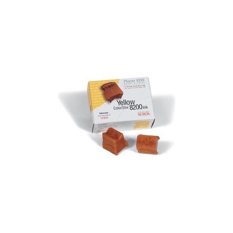 Inchiostro Solido Colorstix per Phaser 8200 2 Pezzi - Giallo - Foto 1