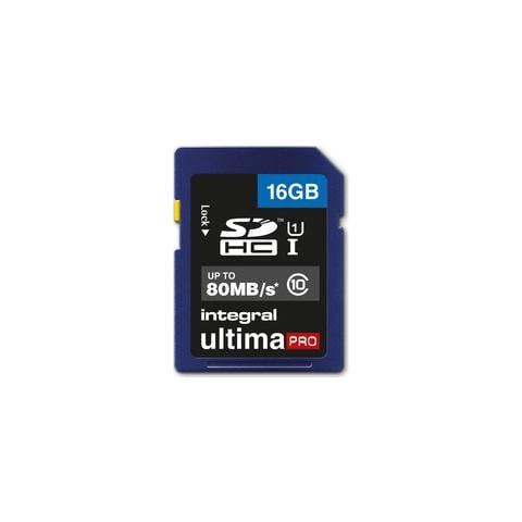 16GB SDHC UltimaPro, SDHC, 0 - 70 °C, UHS-I, Class 10, FAT32, Blister - Foto 1