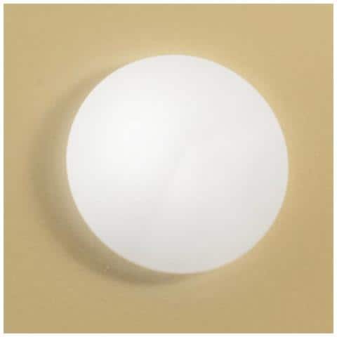 2433-69-102 Plafoniera Pandora Vetro Bianco, E27 1x60w Ip20, Ø: 250 Mm. - Foto 1