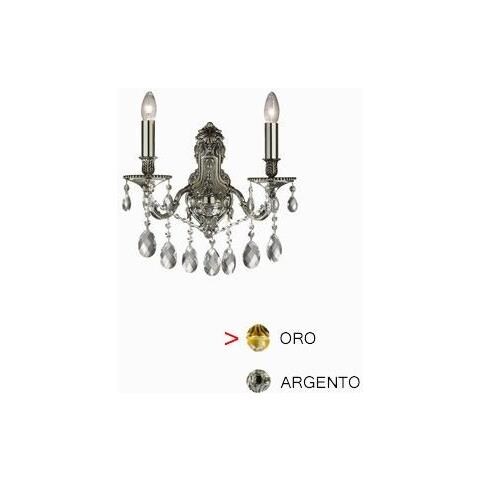 Gioconda Ap2 Adatto Per Uso Interno E14 Oro Illuminazione Da Parete - Foto 1