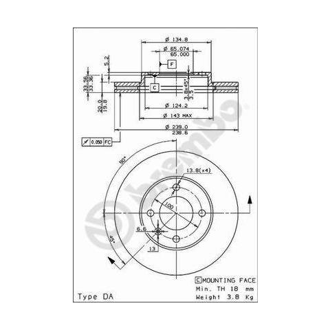 2 Disco Freno 09.4765.14 - Foto 2