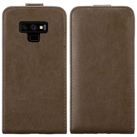 Custodia Compatibile Con Samsung Galaxy Note 9 In Bruno Caffè - Coperchio Protettivo In Design Flip Con Chiusura Magnetica - Foto 11