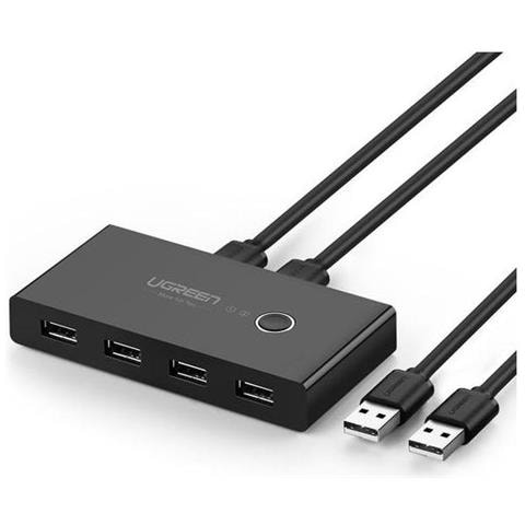 Box Condivisione 2 PC in 4 periferiche USB 2.0 - Foto 1
