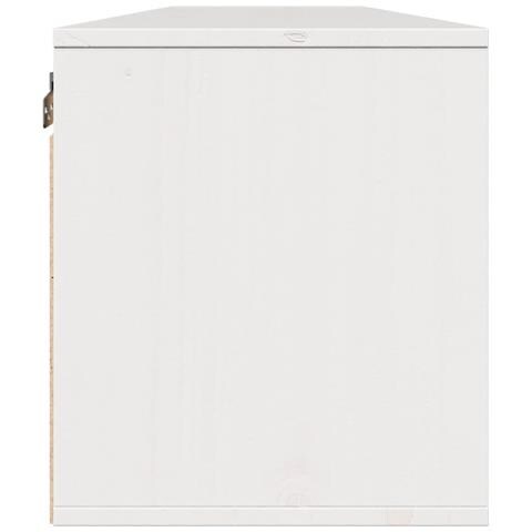 Pensili 2 Pz Bianchi 80x30x35 Cm In Legno Massello Di Pino - Foto 10