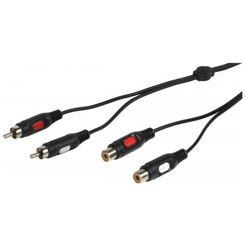 46/01 25 Cavo Audio 2,5 M 2 X Rca Nero - Foto 1