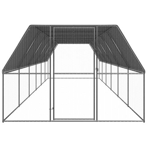 Gabbia Per Polli Da Esterno 3x12x2 M In Acciaio Zincato - Foto 2