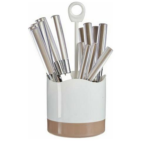 Set Di Posate Marrone Acciaio Inossidabile (8 Unità) - Foto 2