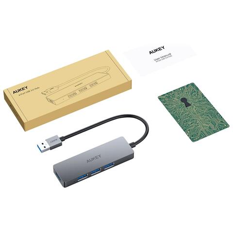 Hub USB-A Alluminio Ultra Slim 4 in 1 - Foto 2