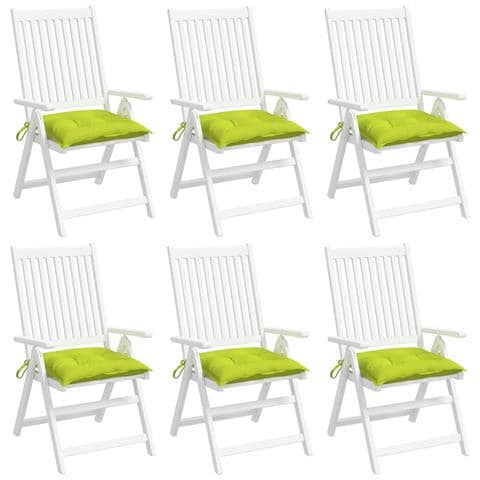 Cuscini Per Pallet 6 Pz Verde Chiaro 50x50x7 Cm Tessuto Oxford - Foto 1