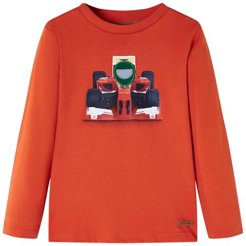 Maglietta Da Bambino A Maniche Lunghe Arancione 128 - Foto 1