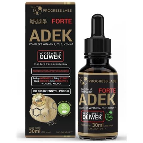 Progress Labs Natural Vitamin Adek Forte 30ml - Foto 1