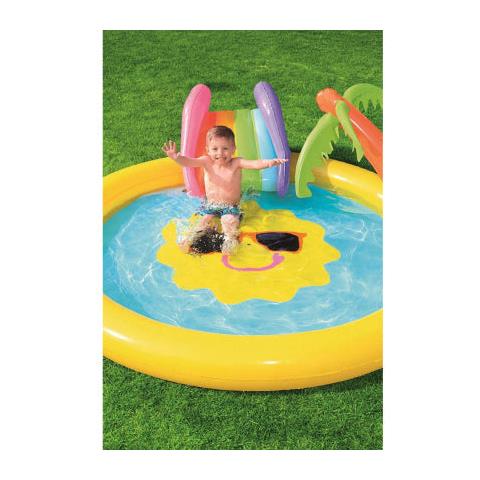 Piscinetta Gonfiabile Isola Del Sole Con Scivolo 53071 - Foto 2