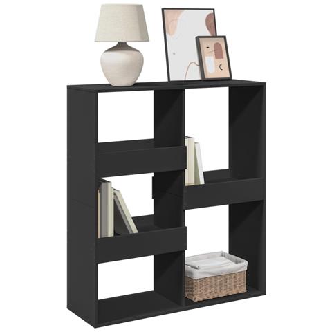 Libreria /divisorio Nero 100x33x115 Cm - Foto 3