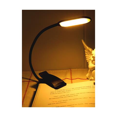 Lampada Da Libro Con 3 Colori Di Luce E Dimmer / Lampada Da Lettura Ricaricabile - Foto 6