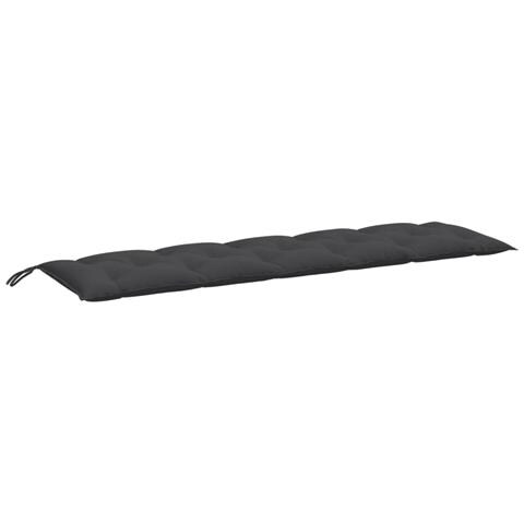 Cuscino Panca Da Giardino Antracite Mélange 100x50x7cm Tessuto - Foto 2