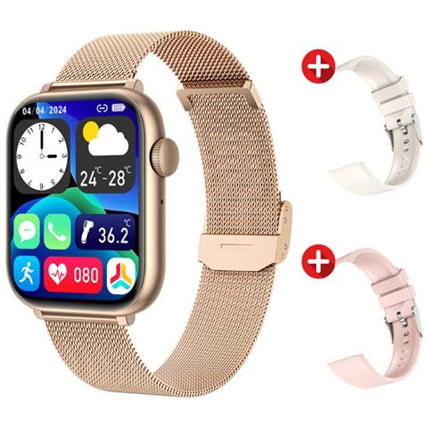 Smartwatch Con 3 Cinturini Modello Inspiria, Rosa - Foto 2