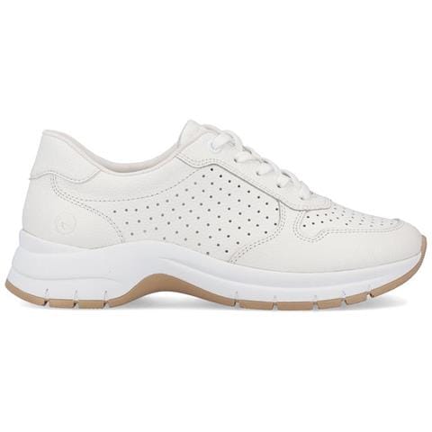 Leisure Trainers White Sneakers Pelle Scarpe Donna Bianco Eu 36, D0g07-80 - Foto 2