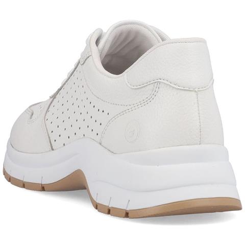 Leisure Trainers White Sneakers Pelle Scarpe Donna Bianco Eu 36, D0g07-80 - Foto 3
