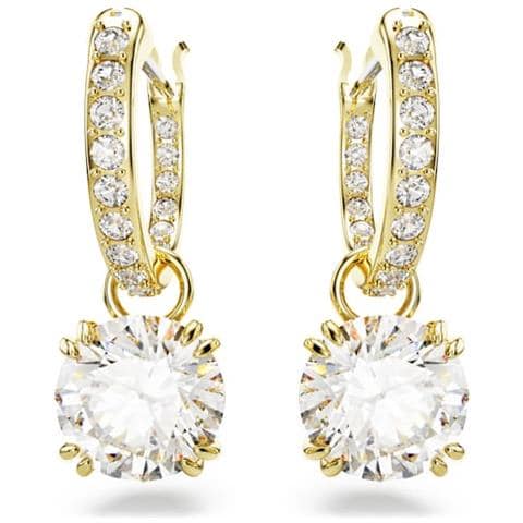 5638802 orecchino Orecchini a clip Metallo Oro, Bianco - Foto 2