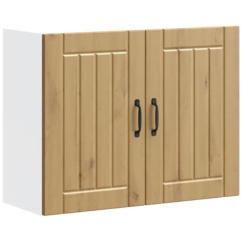 Pensile Da Cucina Lucca Rovere Artigianale In Legno Multistrato - Foto 1