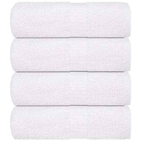 Asciugamani Per Sapone 4 Pz Bianco 30x30cm 360 G/m 100% Cotone - Foto 1