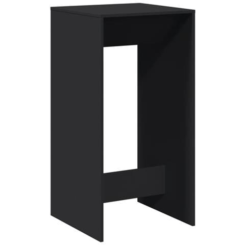 Tavolo Da Bar Nero 51x50x103,5 Cm In Legno Multistrato - Foto 2