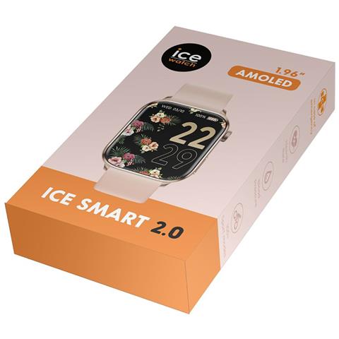 Orologio Connesso Amoled 1,96” Ipx6 Con Contapassi Modello Ice Smart 2.0, Rosa - Foto 3