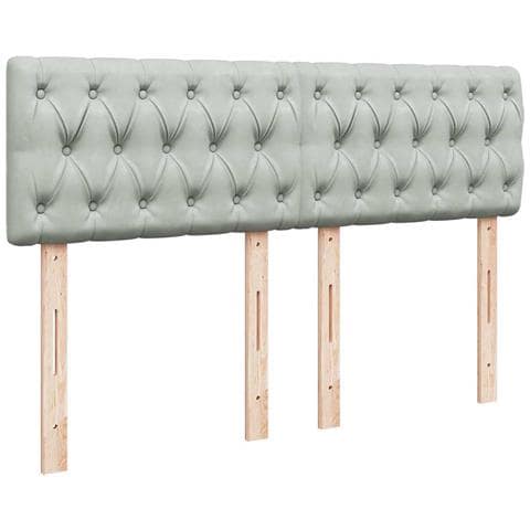 Struttura Letto Pouf con Materasso 140x200 cm in Velluto - Foto 9