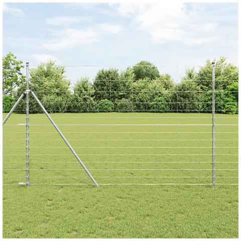 Recinzione da campo 1.6x25 m Acciaio zincato - Foto 2