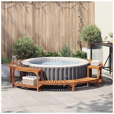 Recinzione Surround per Vasca Idromassaggio Rotonda Ø275 cm - Foto 2