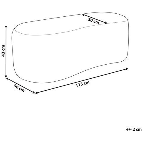 Pouf Bayard Finta Pelliccia Marrone Chiaro - Foto 8