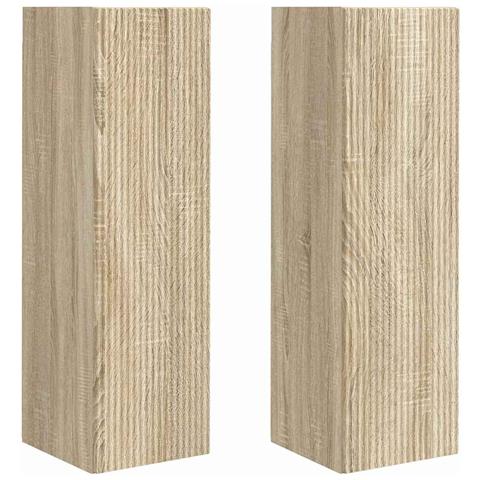 Mobile TV da parete 2 pcs Sonoma 30 x 31 x 100 cm - Foto 1