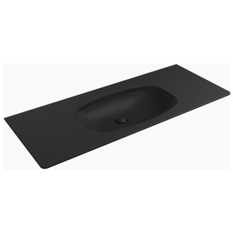 Lavabo Consolle   Collezione Nudaflat - 120 Cm Nero Opaco Da Ordinare - Foto 1