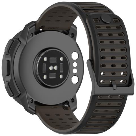 Cinturino In Silicone Liquido Da 22 Mm Compatibile Con Suunto Vertical 2 - Vari Colori Black - Foto 4