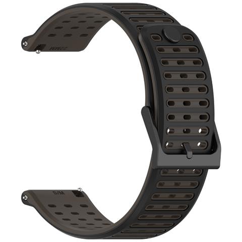 Cinturino In Silicone Liquido Da 22 Mm Compatibile Con Suunto Vertical 2 - Vari Colori Black - Foto 1