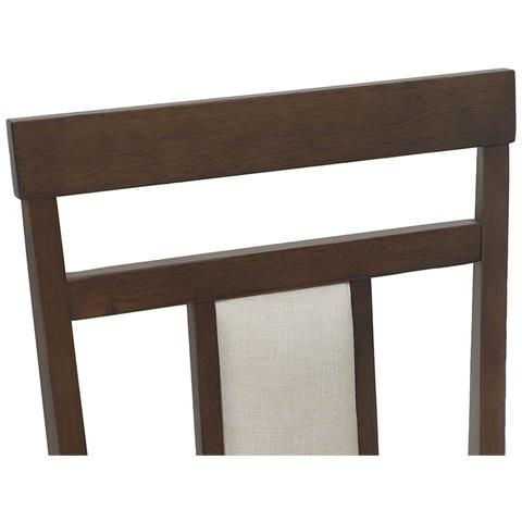 Sedia da pranzo 2 pcs Marrone chiaro e chiaro - Foto 9