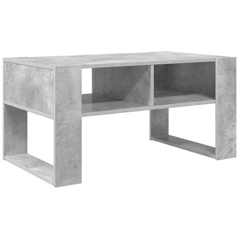 Tavolino da salotto Grigio cemento 92 x 53 x 45 cm - Foto 1