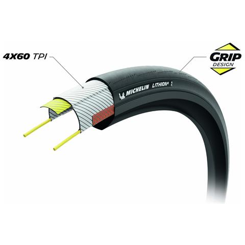 Copertone 700x25 (25-622) Lithion 4 Classic Ne /para Pi - Foto 2