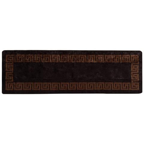Runner Tappeto MARSA Nero 80 x 250 cm Poliestere e PVC - Foto 1
