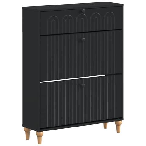 Mobile per scarpe ALKMAAR 78 x 24 x 103 cm Legno ingegnerizzato - Foto 1